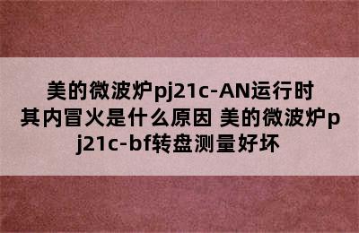 美的微波炉pj21c-AN运行时其内冒火是什么原因 美的微波炉pj21c-bf转盘测量好坏